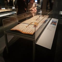 table museum exhibition showcases